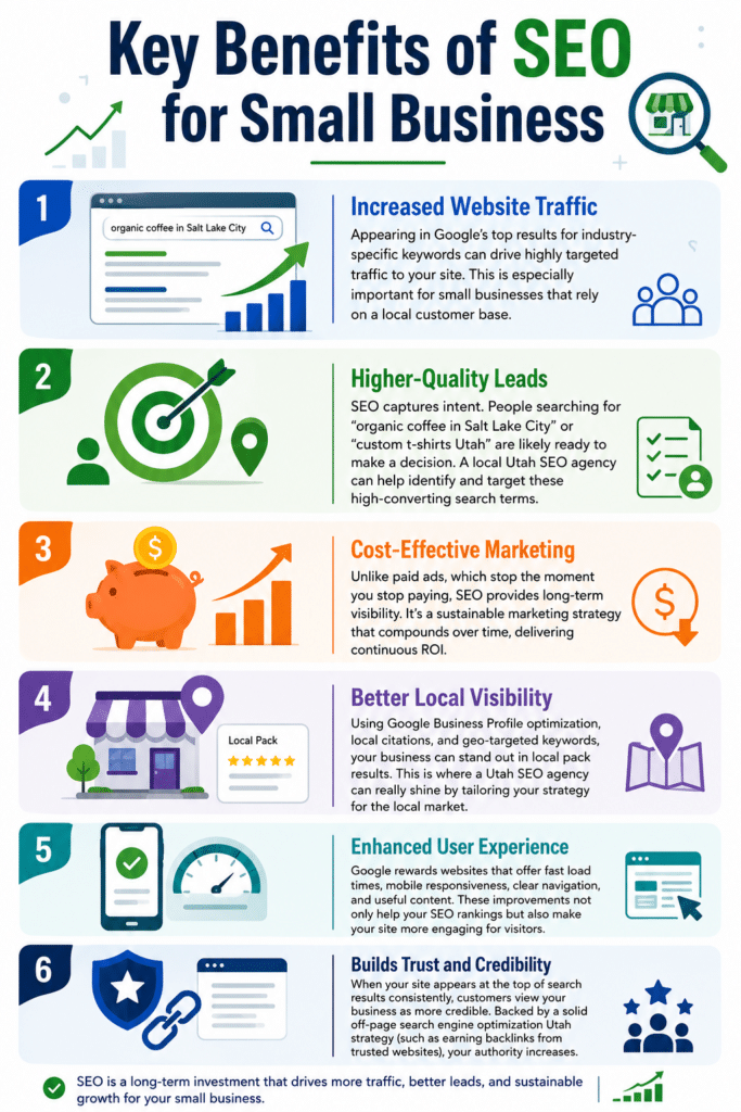 SEO advantages for small businesses outlined