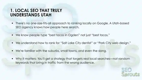 Local SEO That Truly Understands Utah