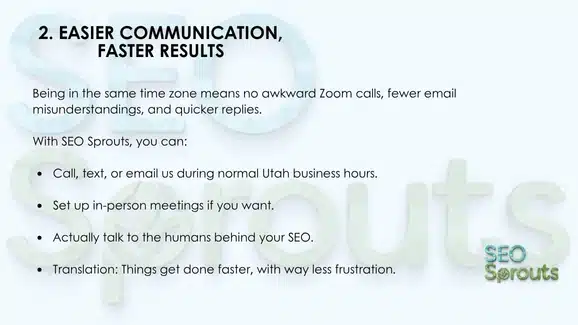 2. Easier Communication, Faster Results